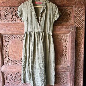 Pyne & Smith Model No.30 dress in sage green